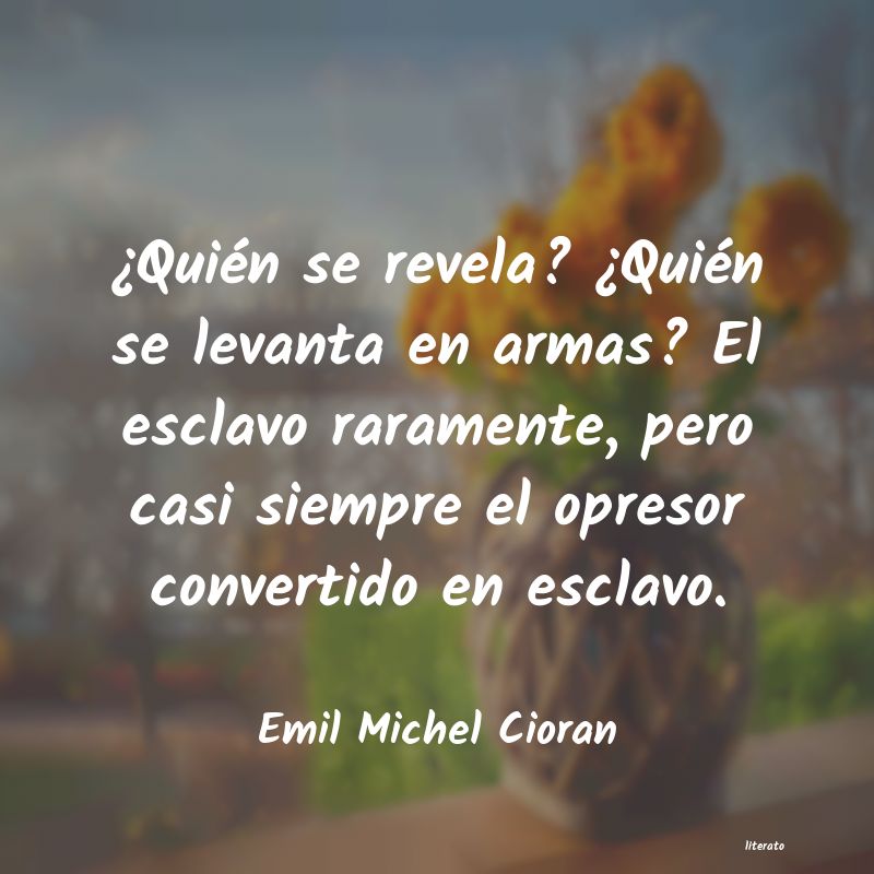 Frases de Emil Michel Cioran