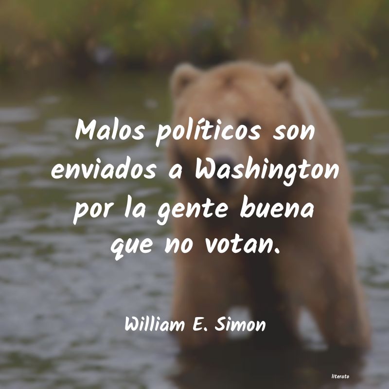 Frases de William E. Simon