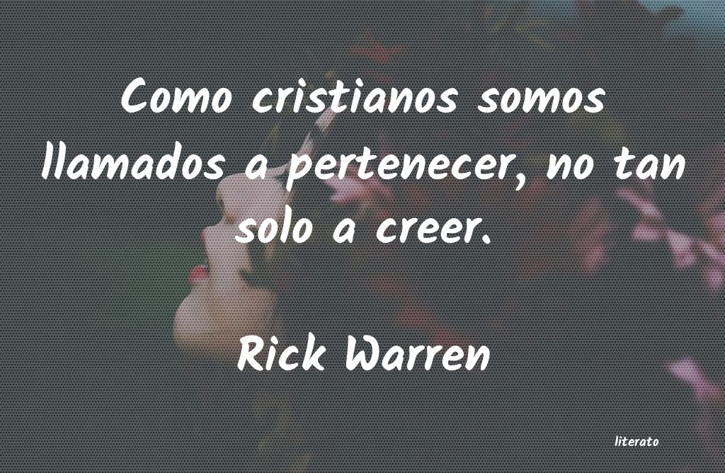 Frases de Rick Warren