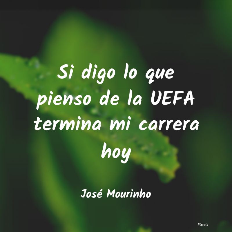 frases de José Mourinho