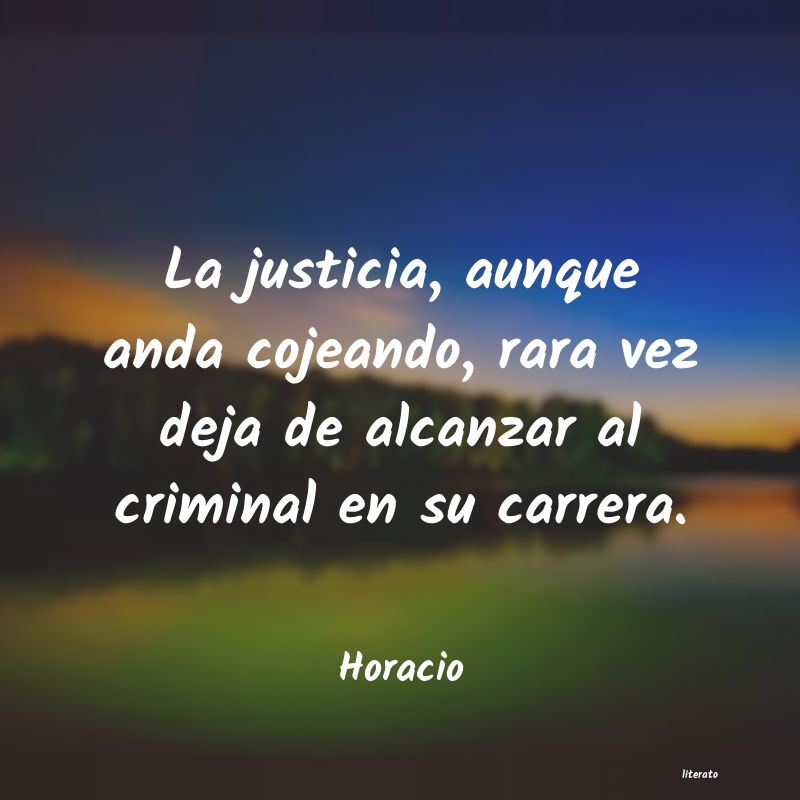 frases de Horacio