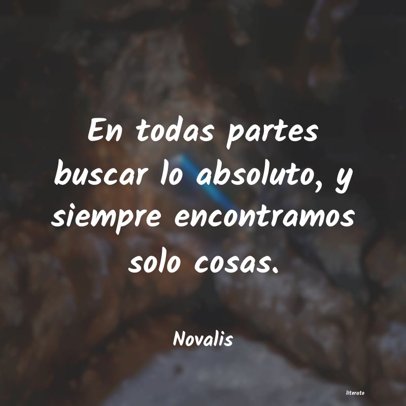 Frases de Novalis