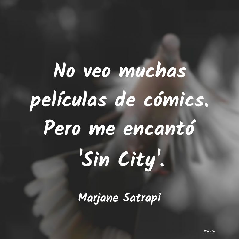 Frases de Marjane Satrapi