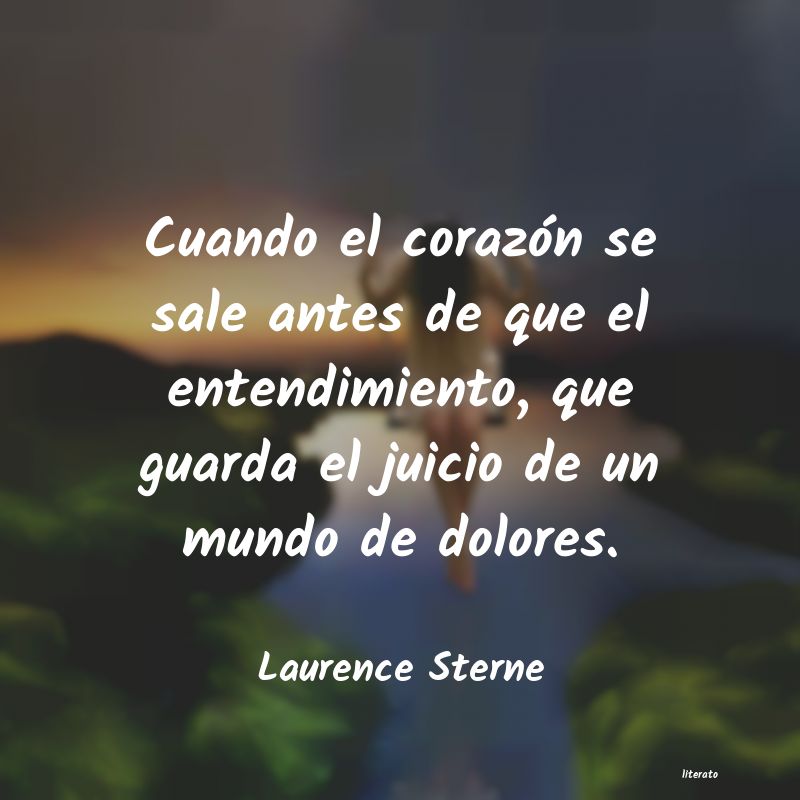 Frases de Laurence Sterne