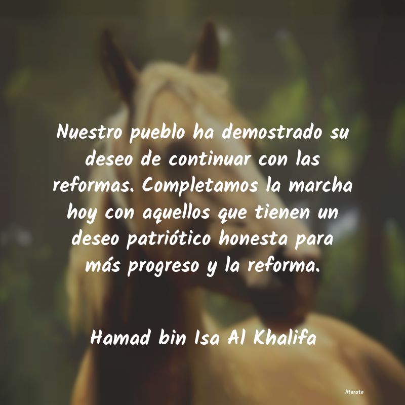 Frases de Hamad bin Isa Al Khalifa