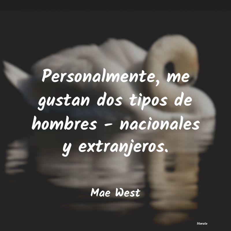 frases de Mae West