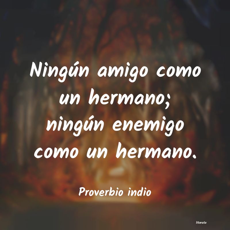 Frases de Proverbio indio