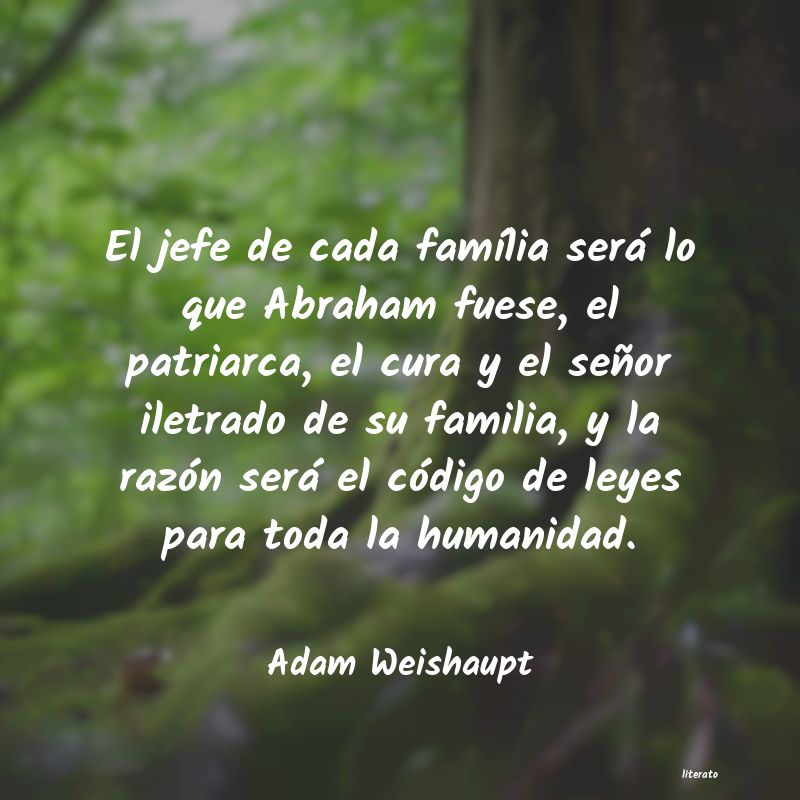 frases de Adam Weishaupt