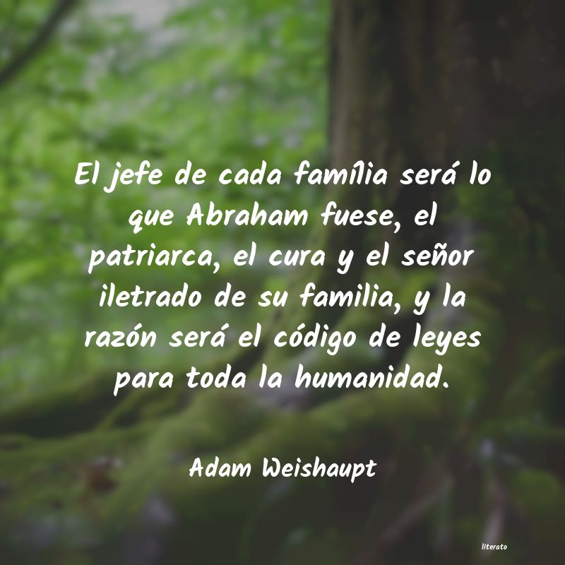 Frases de Adam Weishaupt