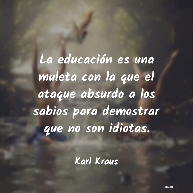 Frases de Karl Kraus