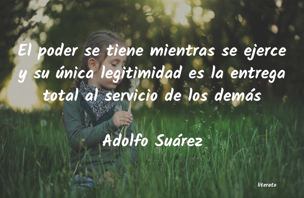 frases de Adolfo Suárez