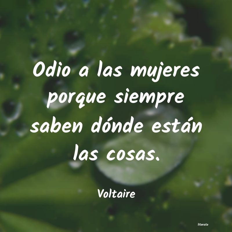 frases de Voltaire