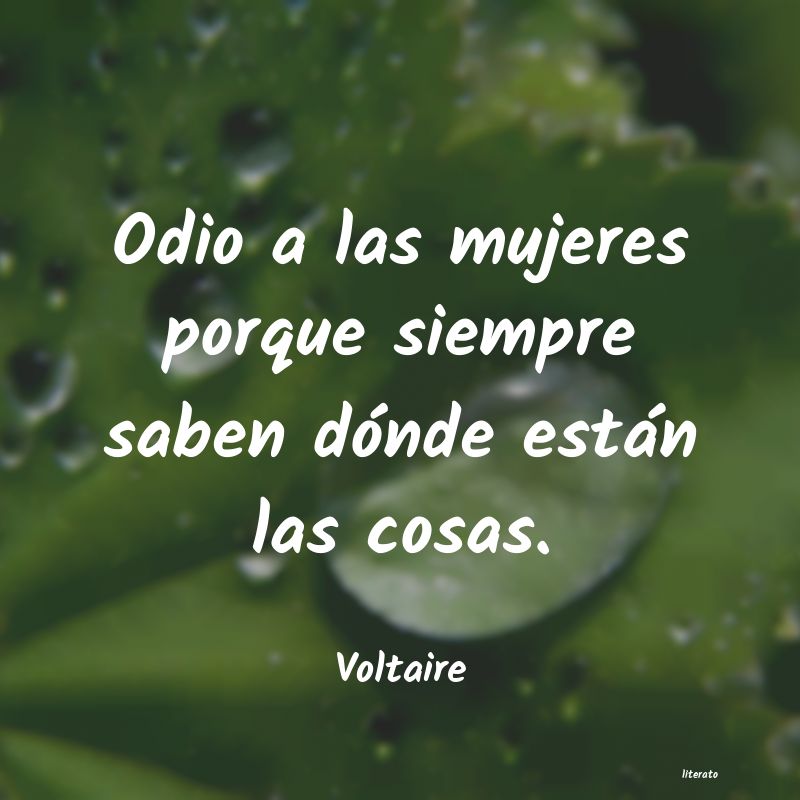 Frases de Voltaire