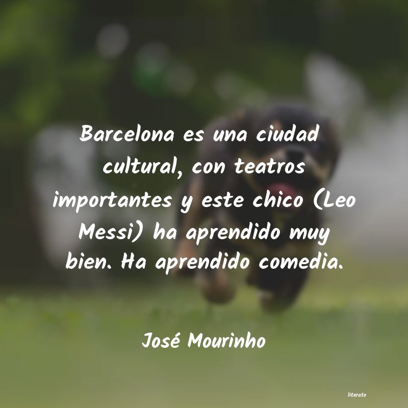 frases de José Mourinho