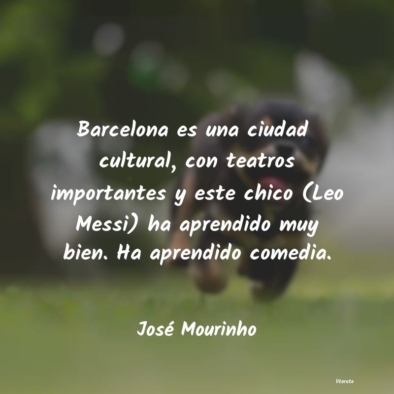 Frases de José Mourinho