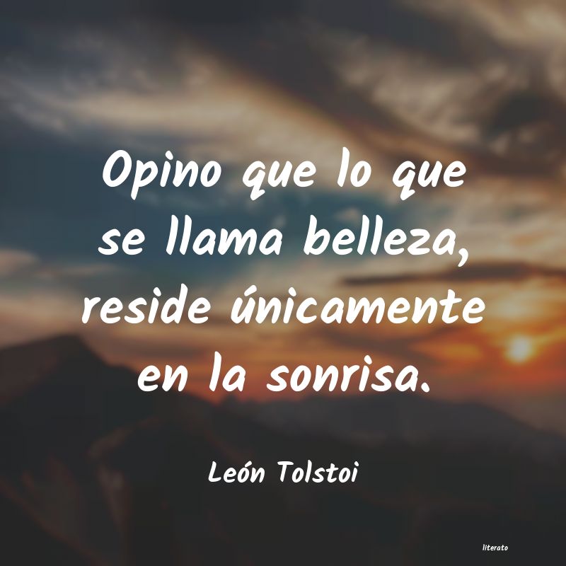 Frases de León Tolstoi