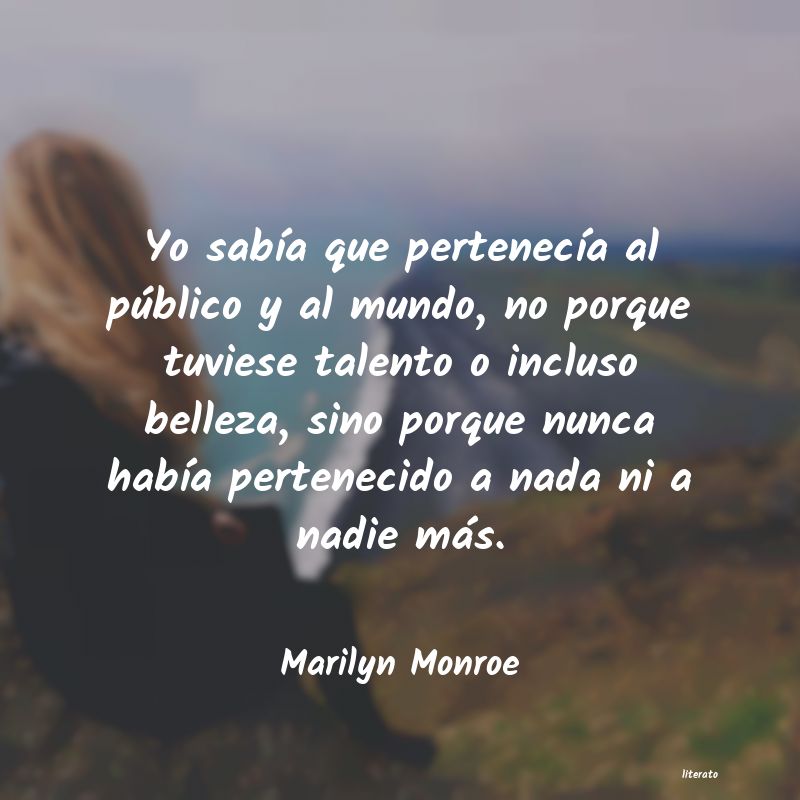 Frases de Marilyn Monroe