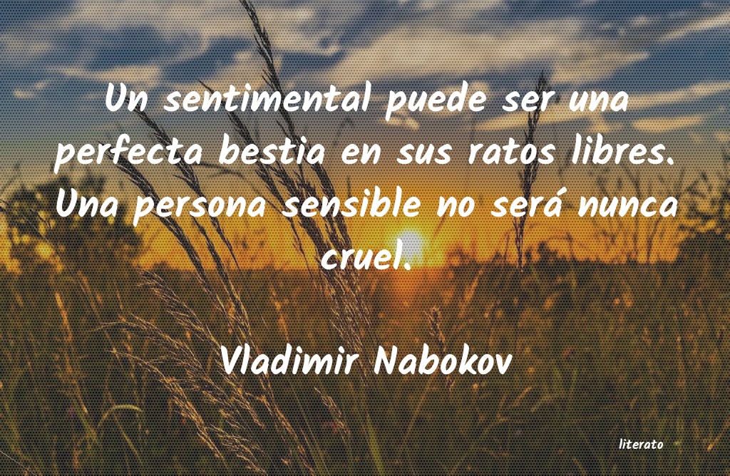 Frases de Vladimir Nabokov