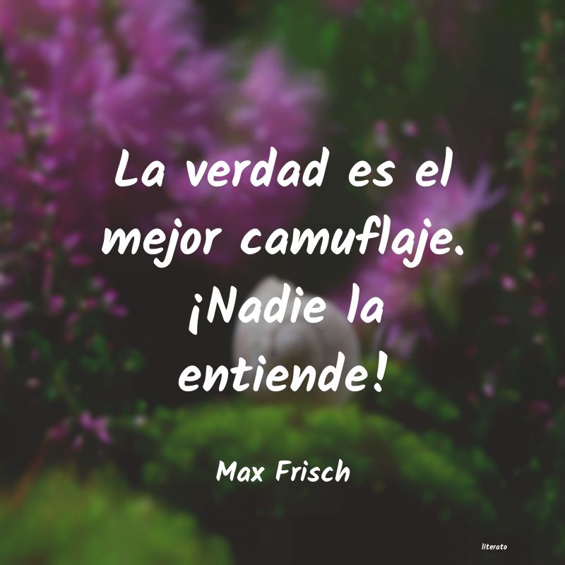 Frases de Max Frisch