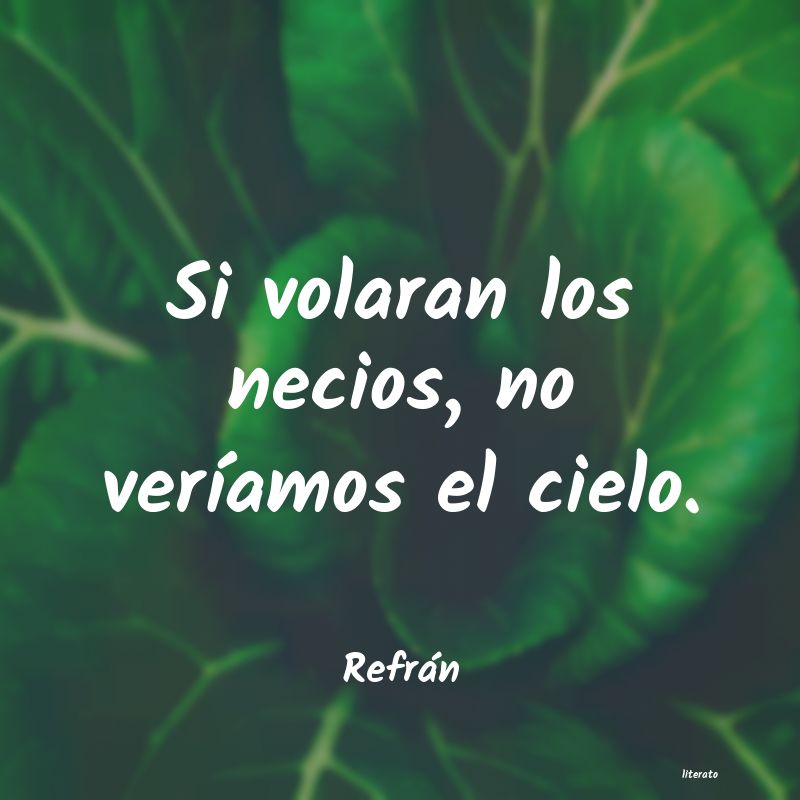 frases de Refrán