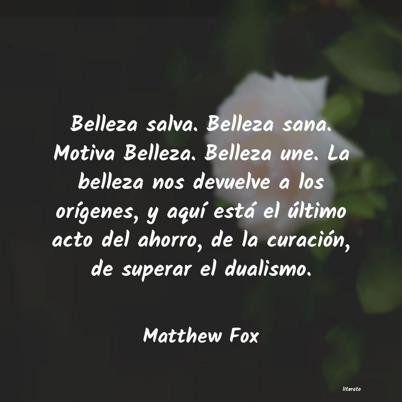 Frases de Matthew Fox
