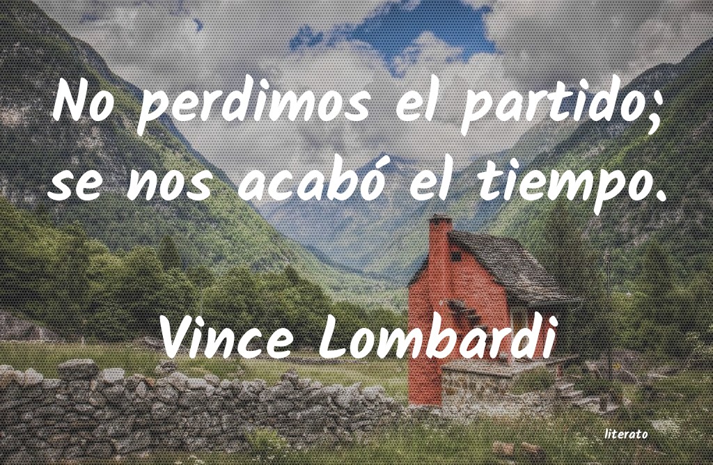 Frases de Vince Lombardi