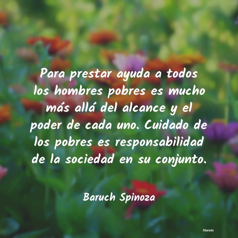 Frases de Baruch Spinoza