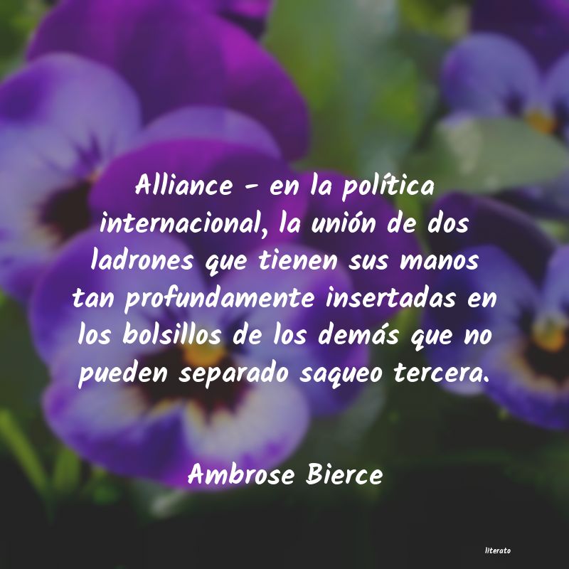 frases de Ambrose Bierce