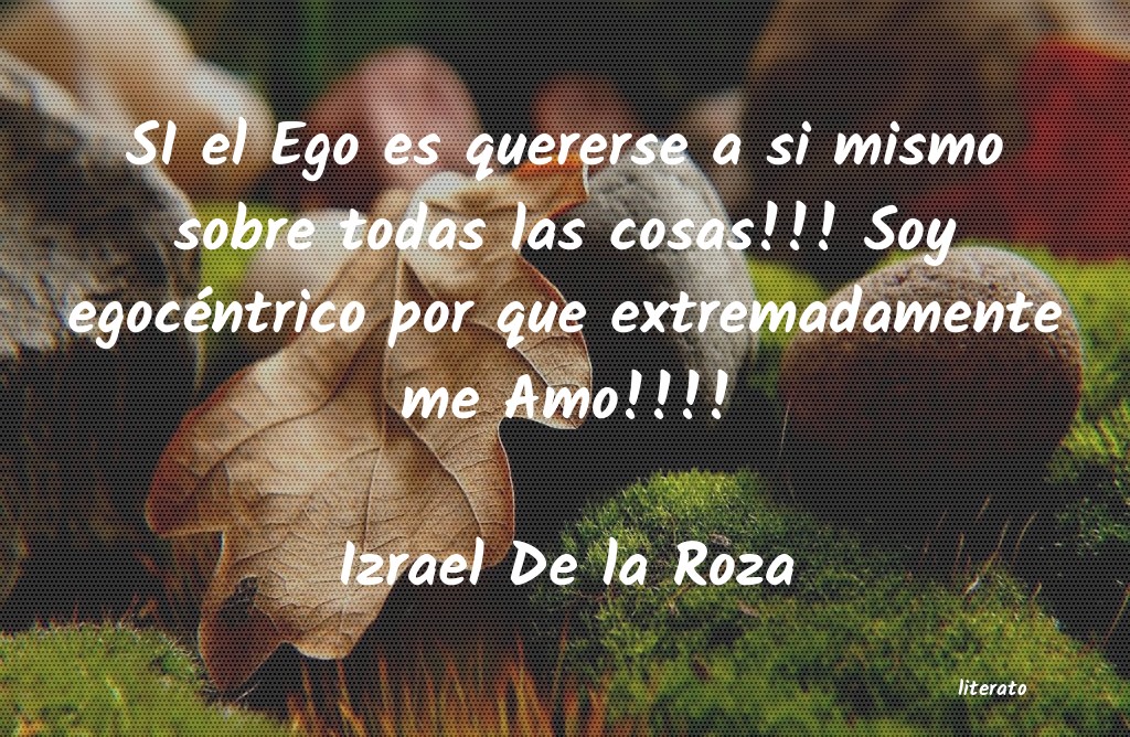 frases de Izrael De la Roza