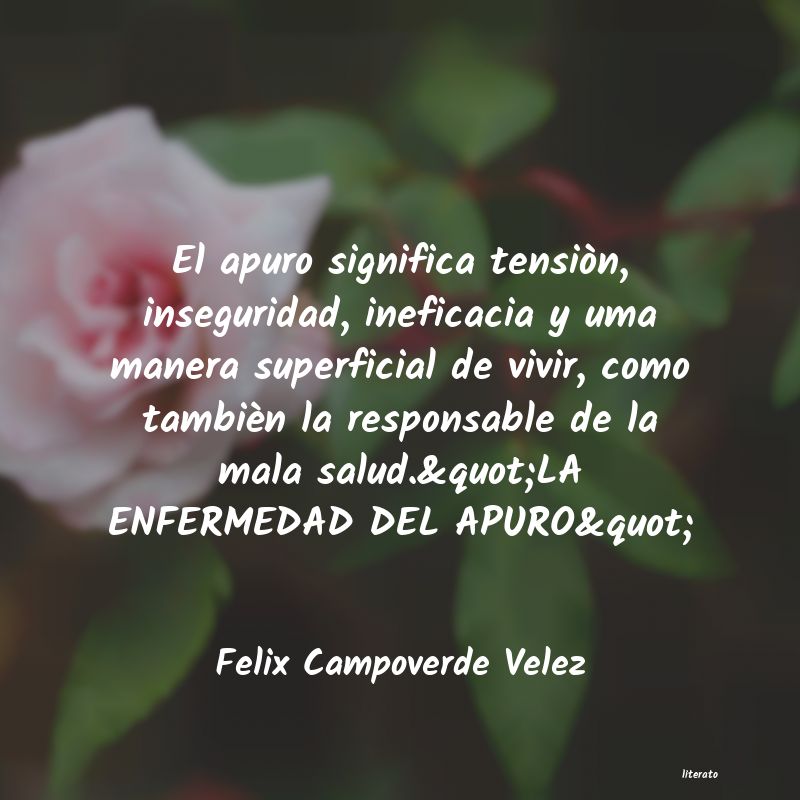 Frases de Felix Campoverde Velez