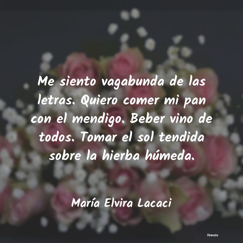 Frases de María Elvira Lacaci