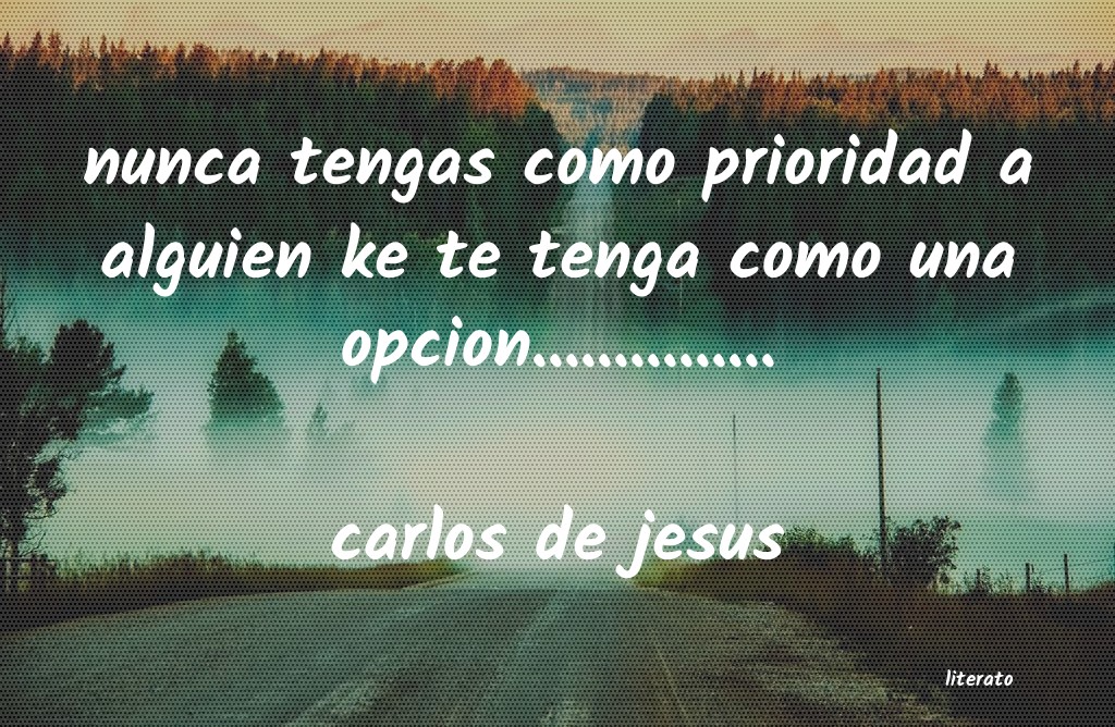 frases de carlos de jesus