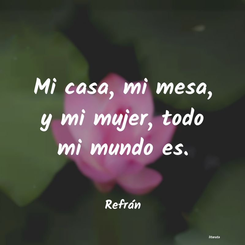 Frases de Refrán