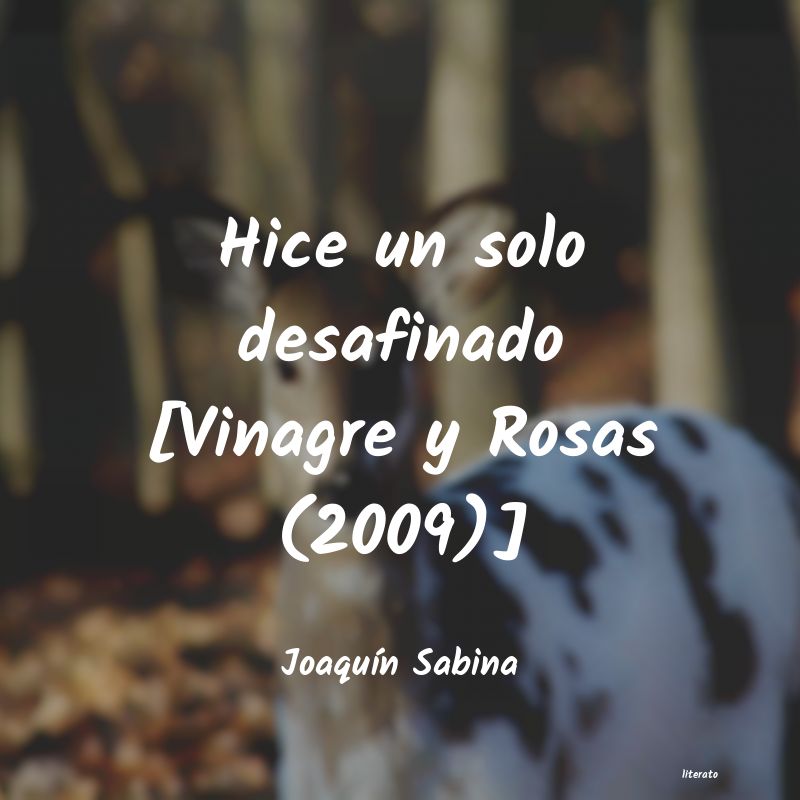 Frases de Joaquín Sabina