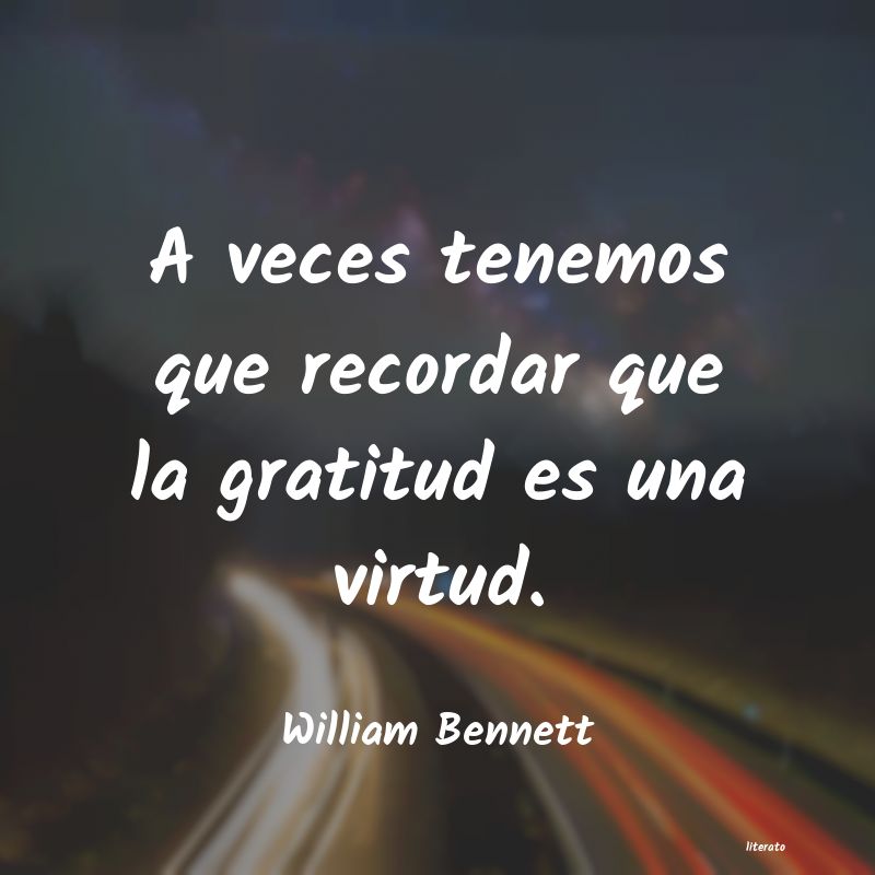 frases de William Bennett