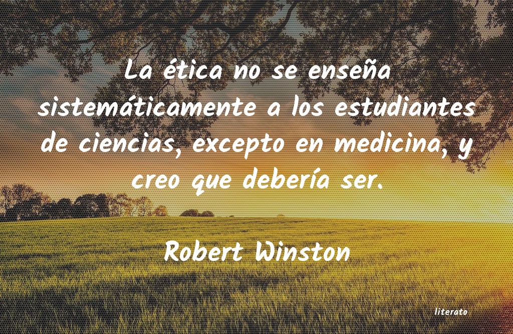 frases de Robert Winston
