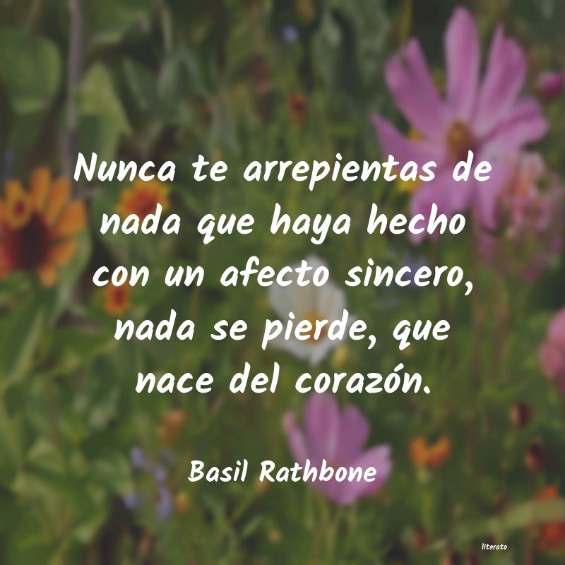 frases de Basil Rathbone