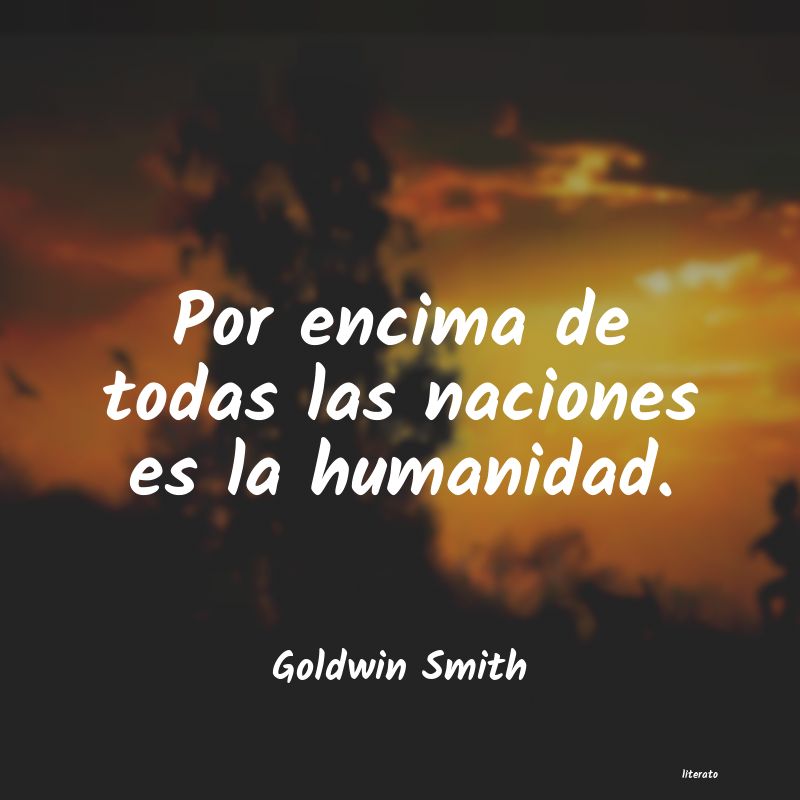 Frases de Goldwin Smith