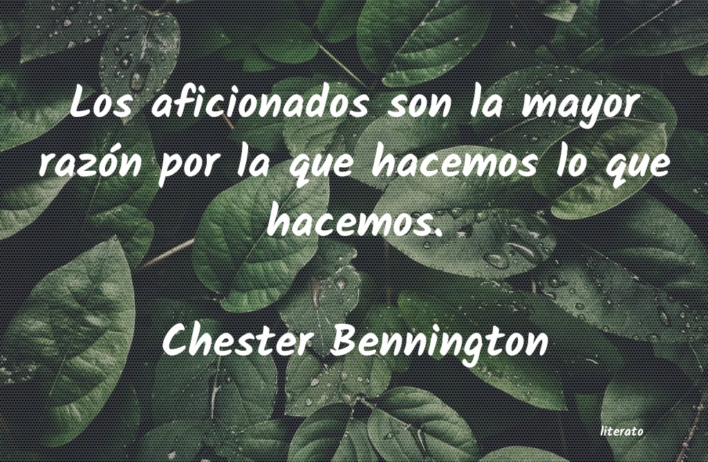frases de Chester Bennington
