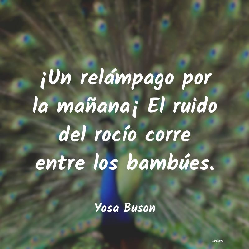 Frases de Yosa Buson