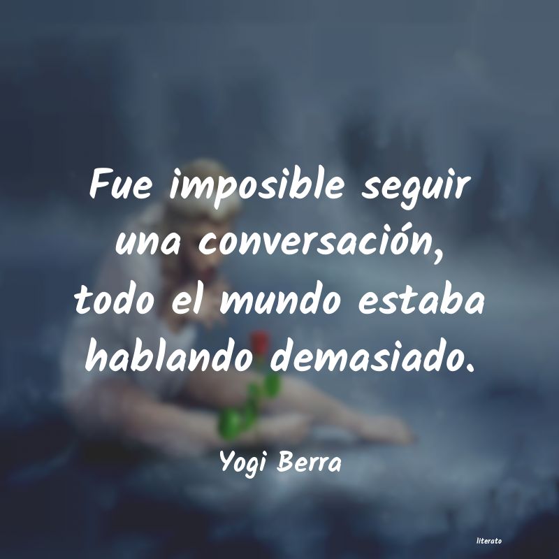 Frases de Yogi Berra