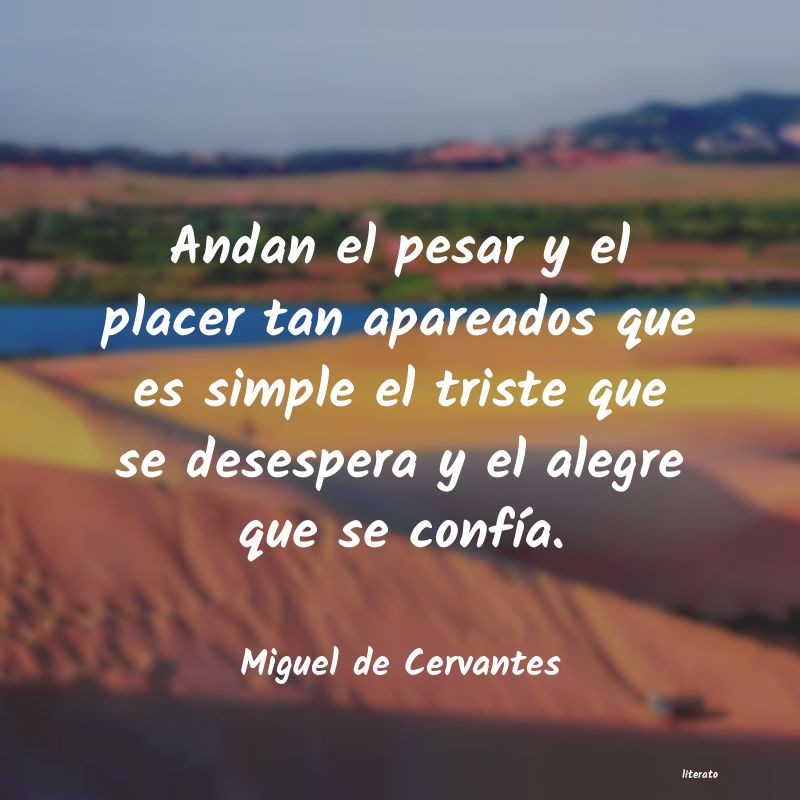 Frases de Miguel de Cervantes