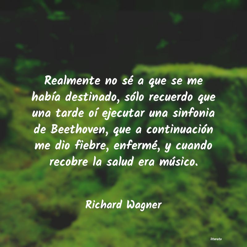 frases de Richard Wagner