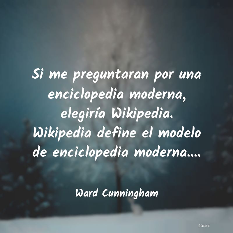 frases de Ward Cunningham