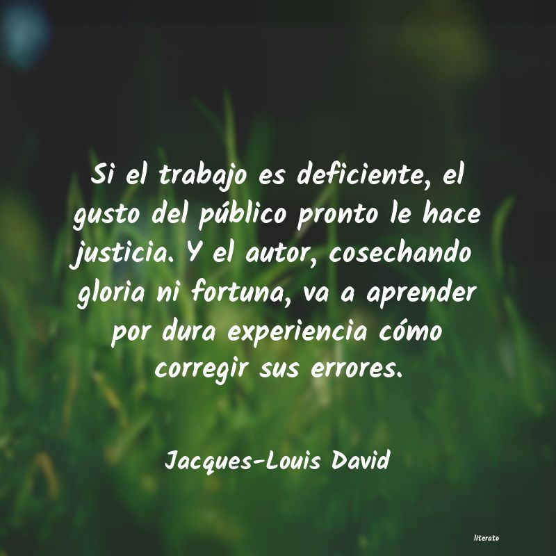 Frases de Jacques-Louis David
