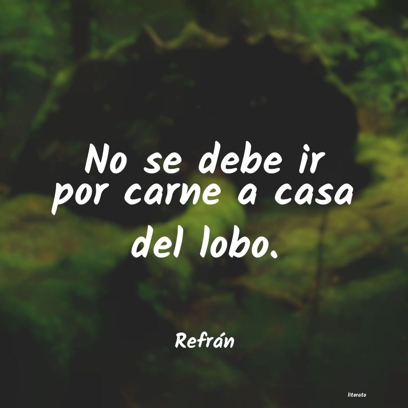 frases de Refrán