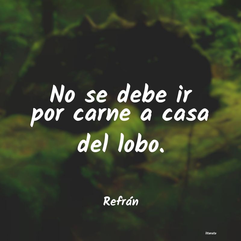 Frases de Refrán