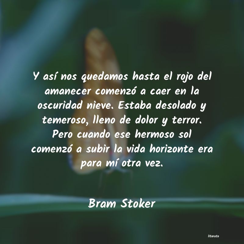 Frases de Bram Stoker