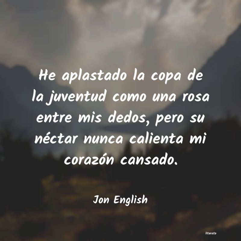 frases de Jon English