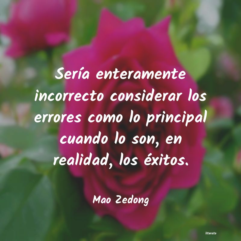 frases de Mao Zedong
